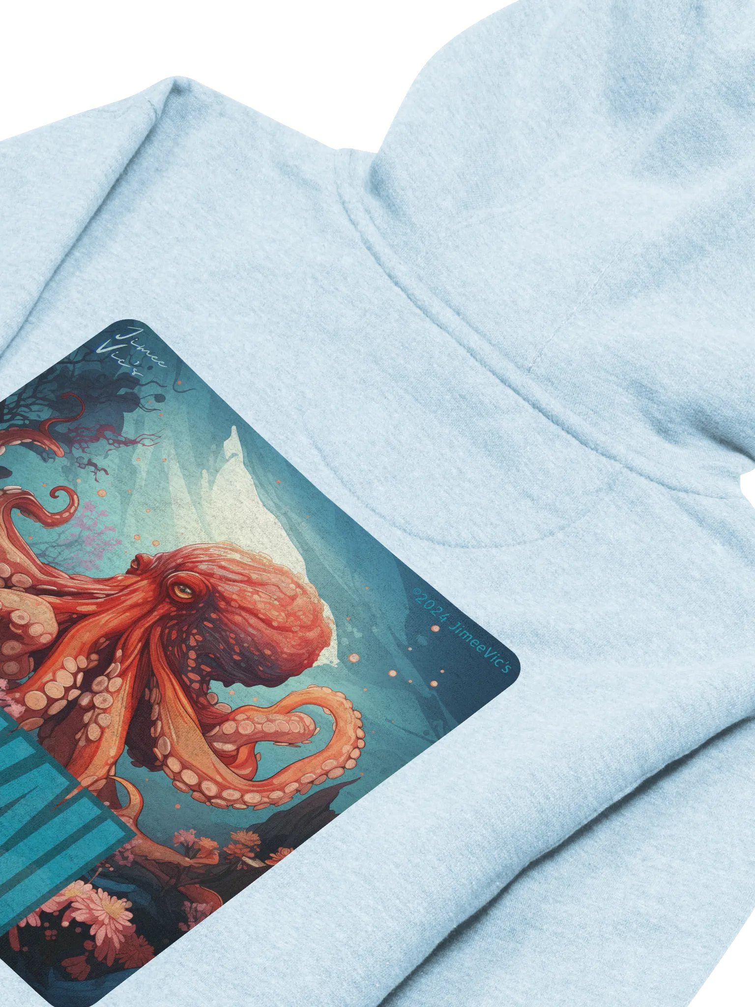 Jimee Vic's Ocean Floor Octopus Hoodie product image (24)