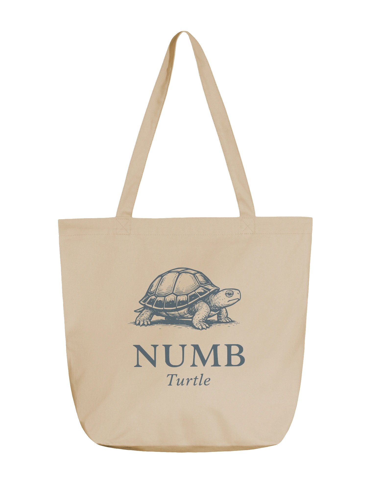 Numb Turtle Organic Cotton Tote Bag product image (1)