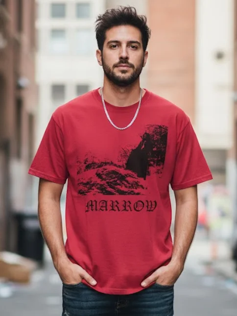 Marrow Black Print T-Shirt product image (2)