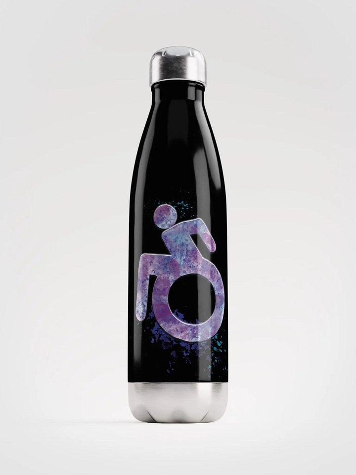 Wheelie, Purple Splash SS Water Bottle product image (1)