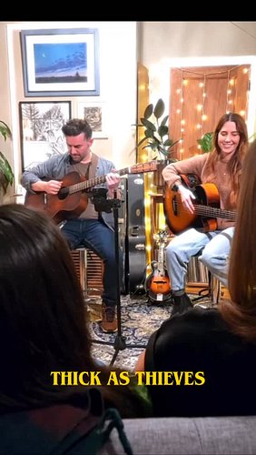 Little clip from our @porchlightart show in November. “Thick as Thieves” is one of our new favorites to play live. #rochester...