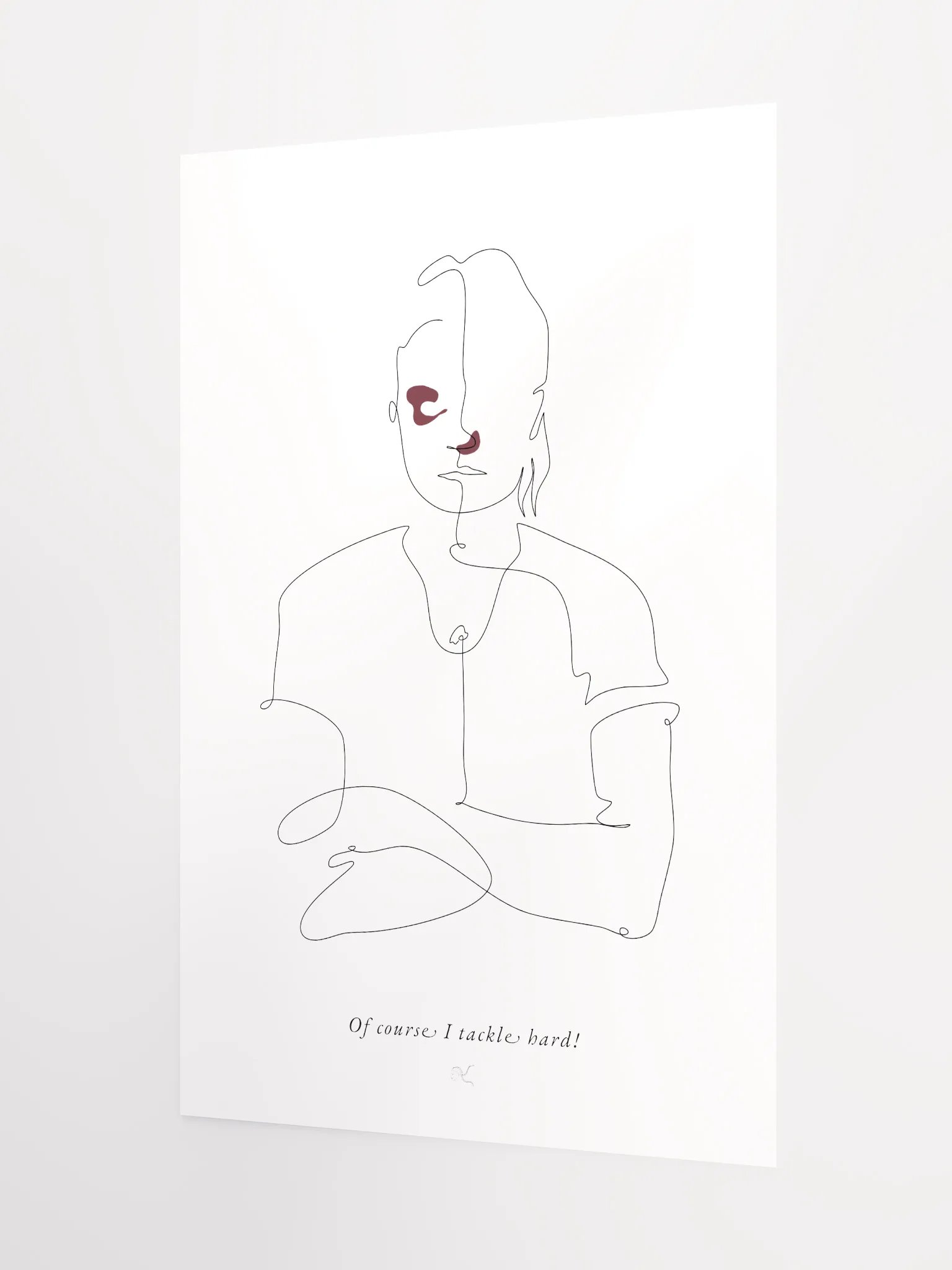 TACKLE HARD <3 Poster product image (7)