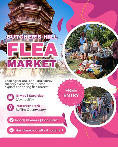 TODAY: Butcher’s Hill Flea Market in Patterson Park | Baltimore