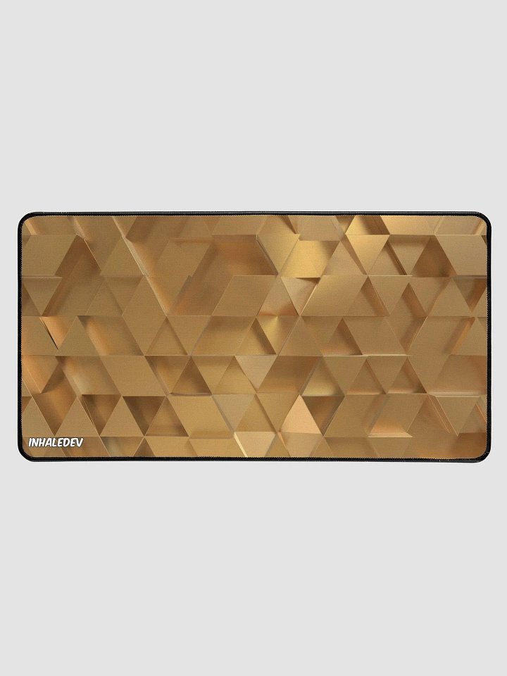 Gold Triangles- Desk Mat product image (1)