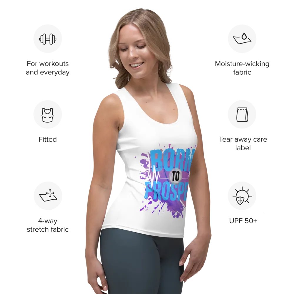 Born to Prosper Huge Print Tank product image (7)