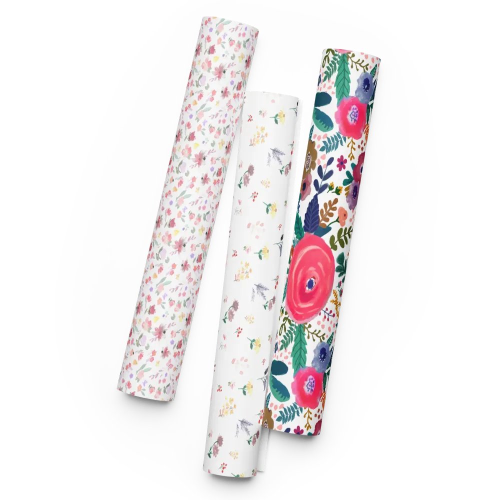 Watercolor Floral Wrapping Sheet Set product image (5)