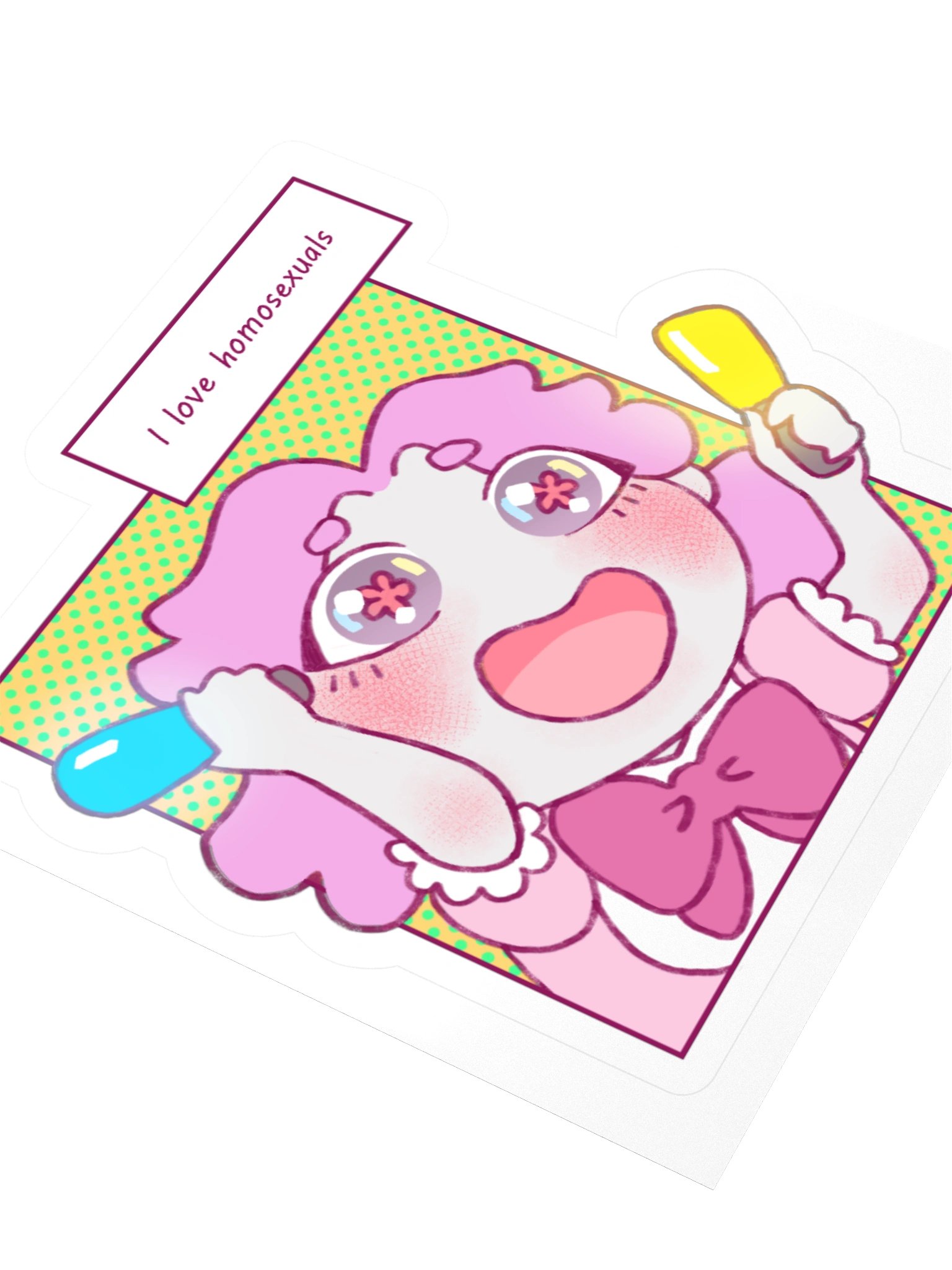 I Love Homosexuals! Sticker product image (9)