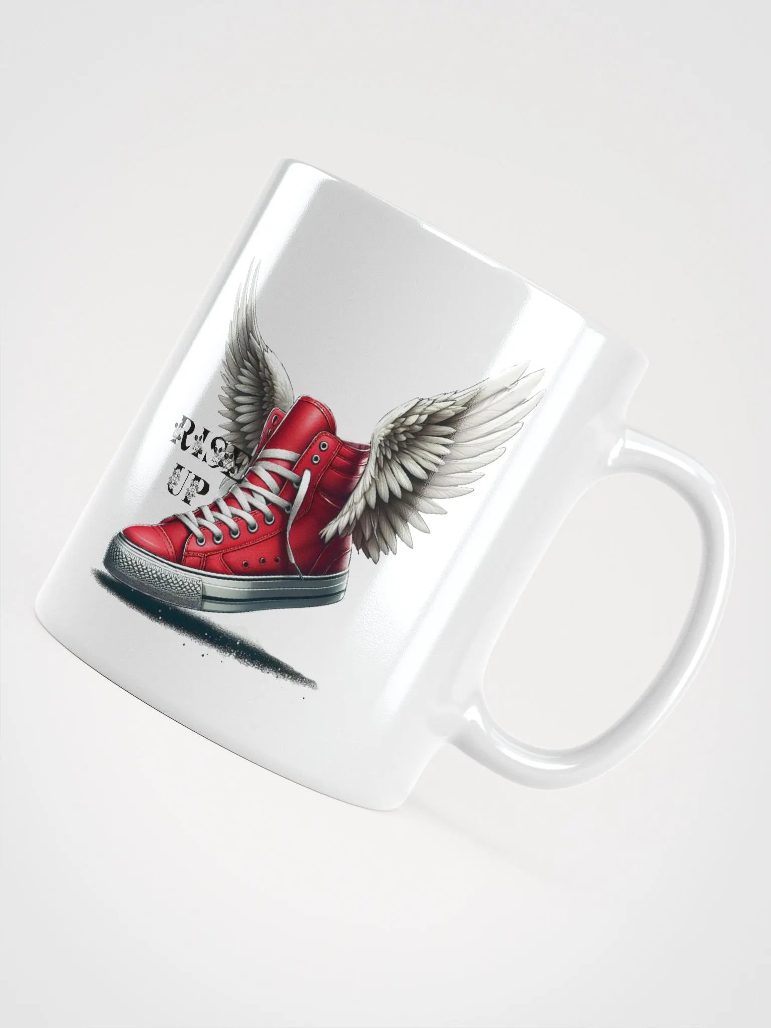 Red Sneaker with Wings - Rise Up Mug product image (4)