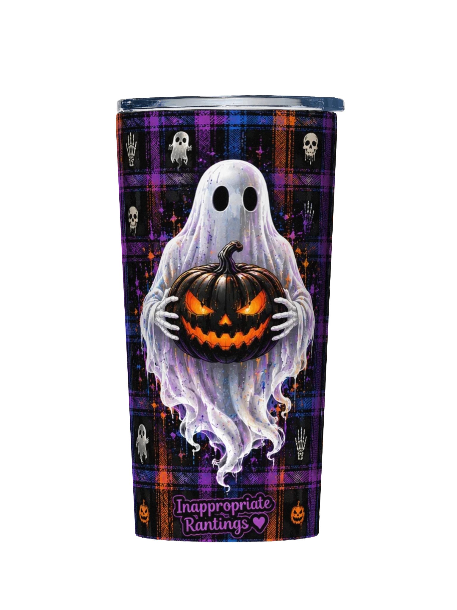 Nightmare Plaid Tumbler 20oz product image (1)
