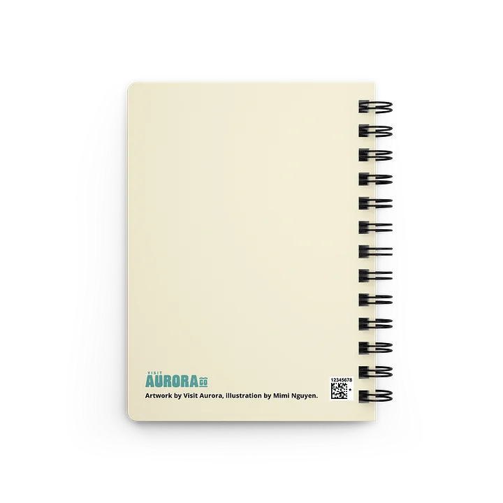 Aurora Cityscape Spiral Notebook product image (2)