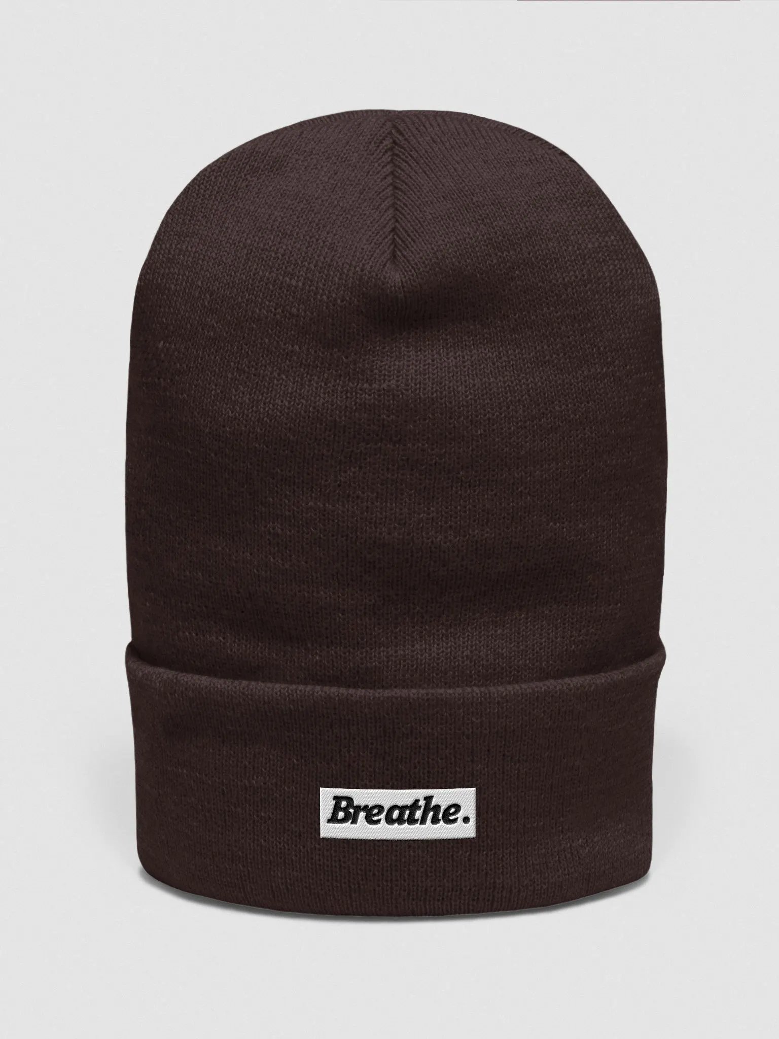 Breathe. ⏐ Beanie ⏐ Brown product image (1)