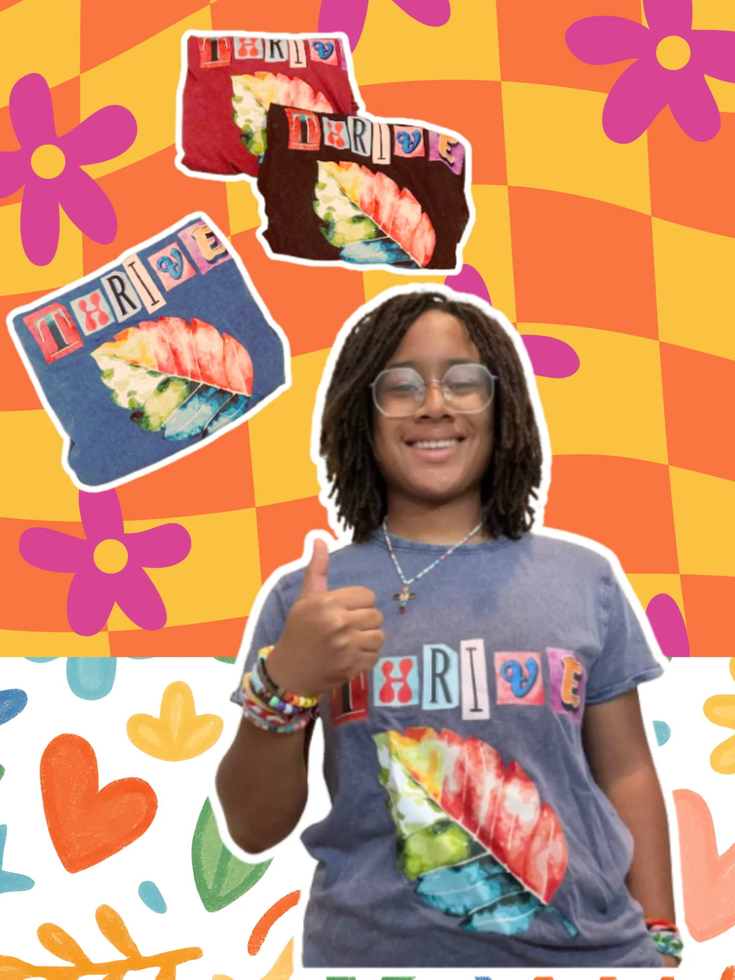Thrive t-shirts unisex sizing product image (1)