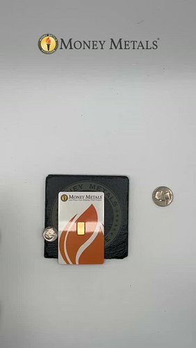 See the 1 Gram MMX Gold Bar up close. 

This sealed assay package contains 1 gram of .9999 fine gold, offering a compact frac...