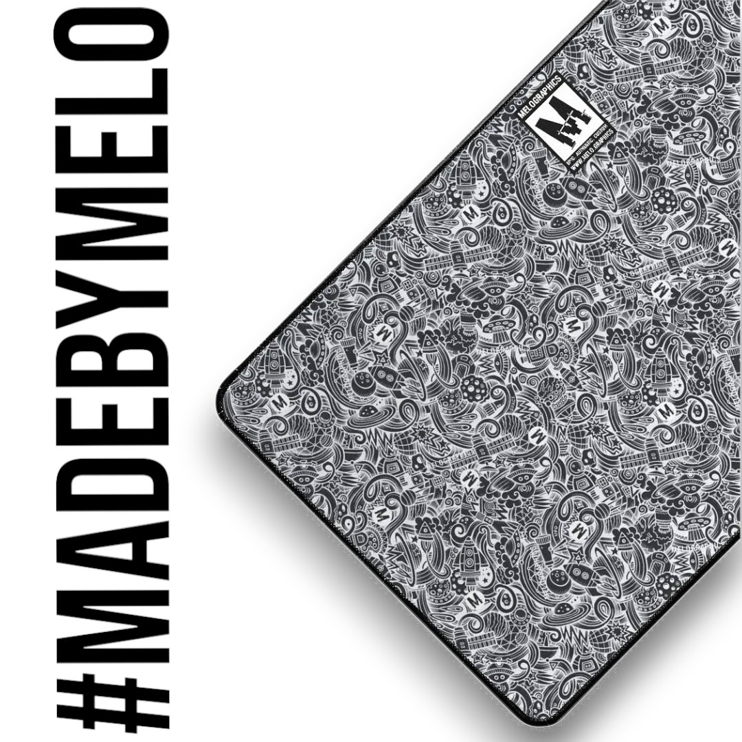 Dark Space Scribble - Desk Mat | #MadeByMELO product image (2)