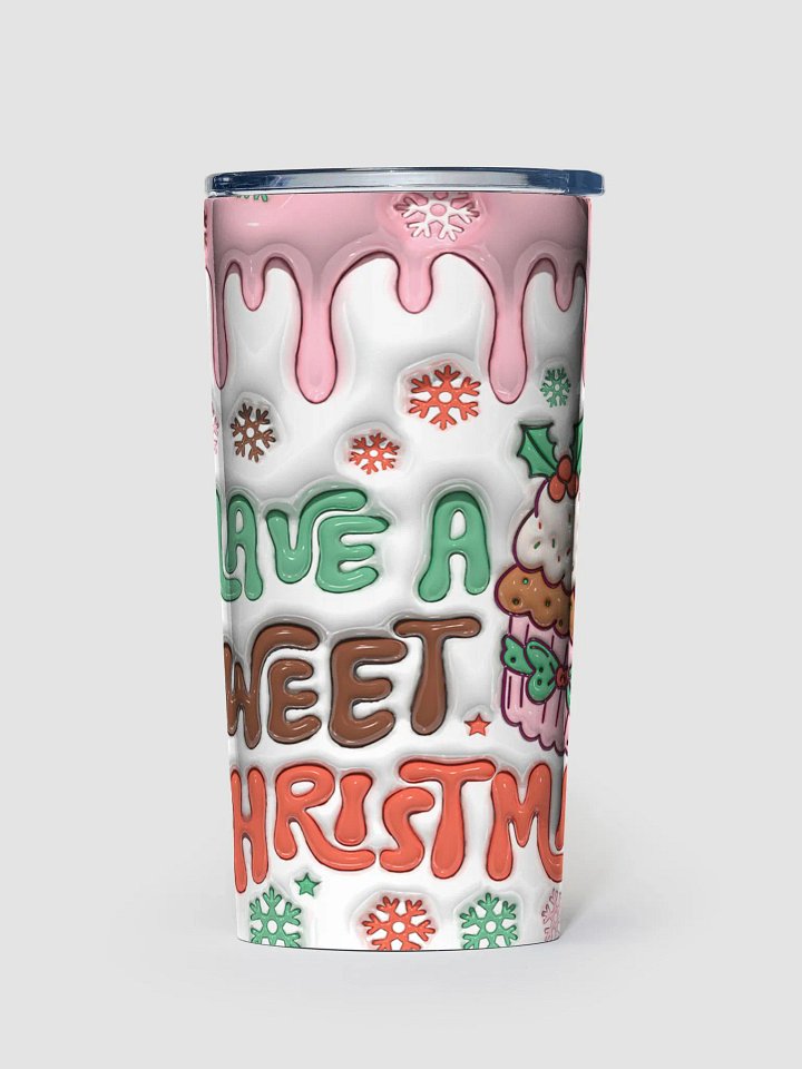 Sweet Cupcake Christmas Stainless Steel Tumbler product image (1)