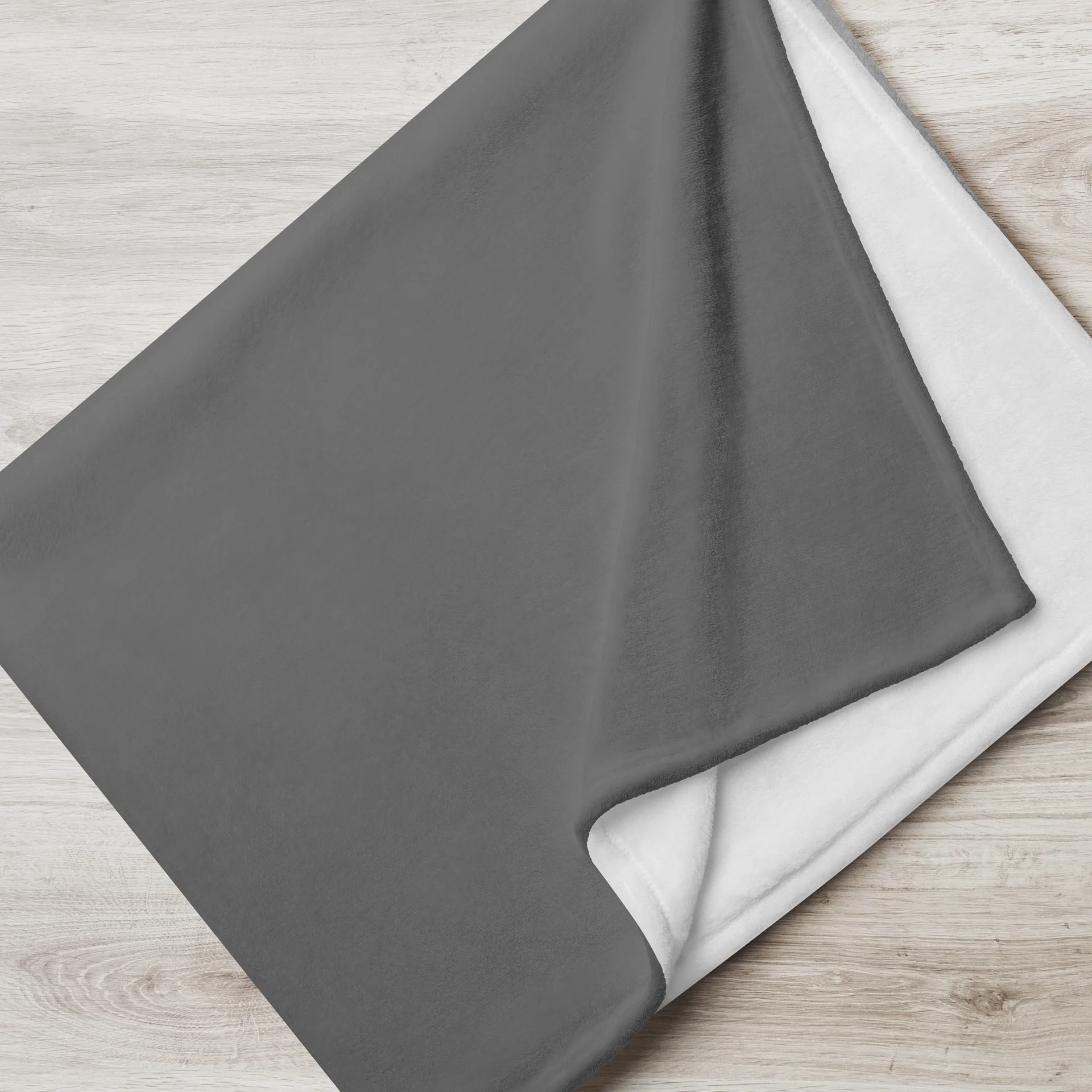 Minimal Gray Throw Blanket by Signature Ink Designs product image (5)