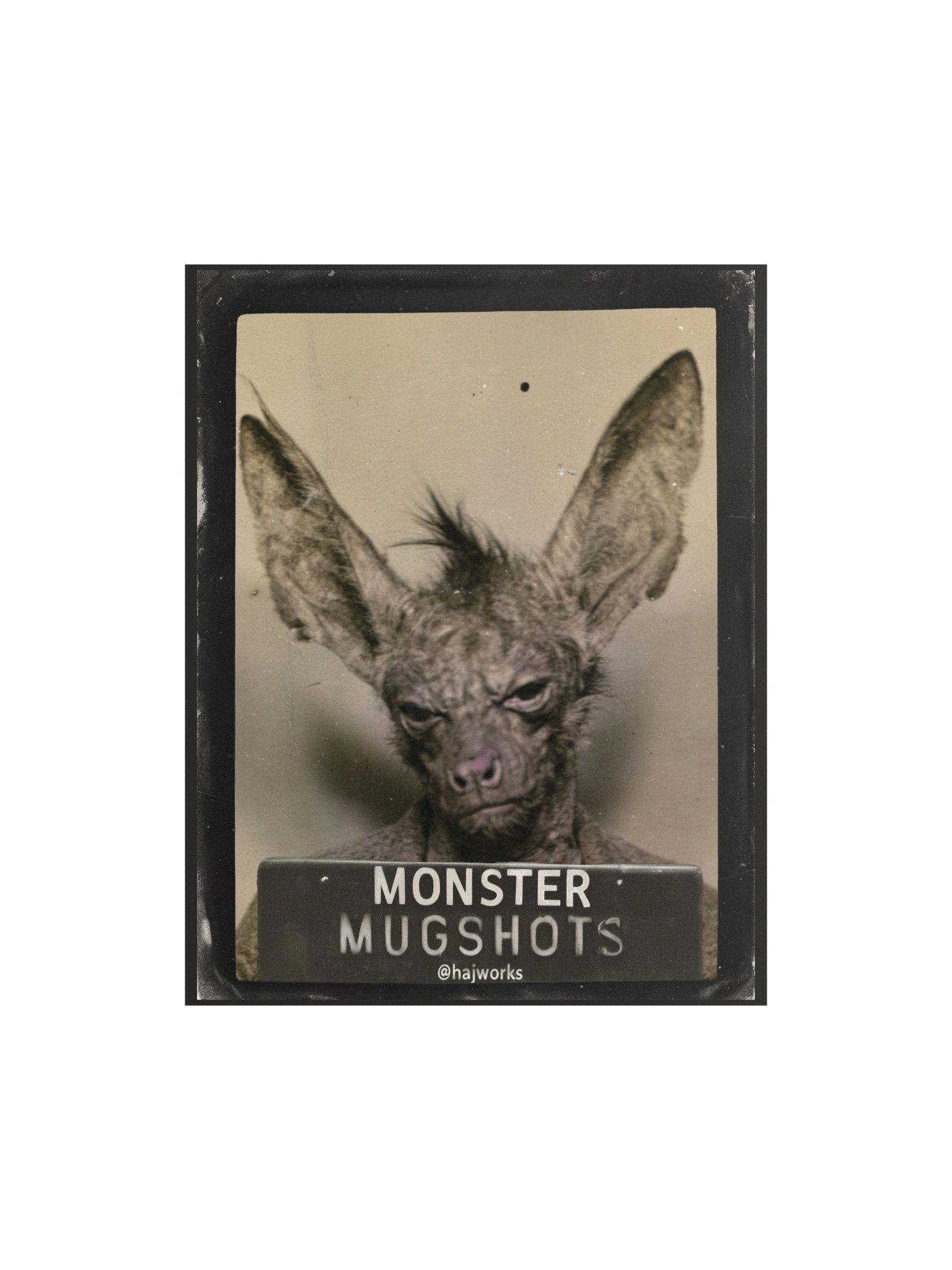 Monster Mugshots No. 006 — Matte Art Print product image (1)