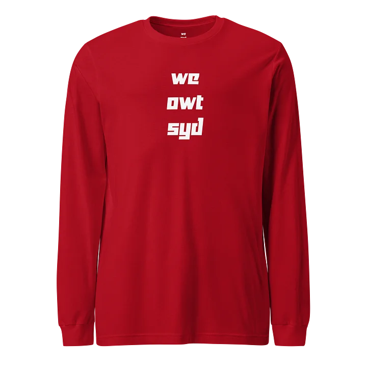 WeOwtsyd Premium Long Sleeve T-Shirt - Red product image (1)