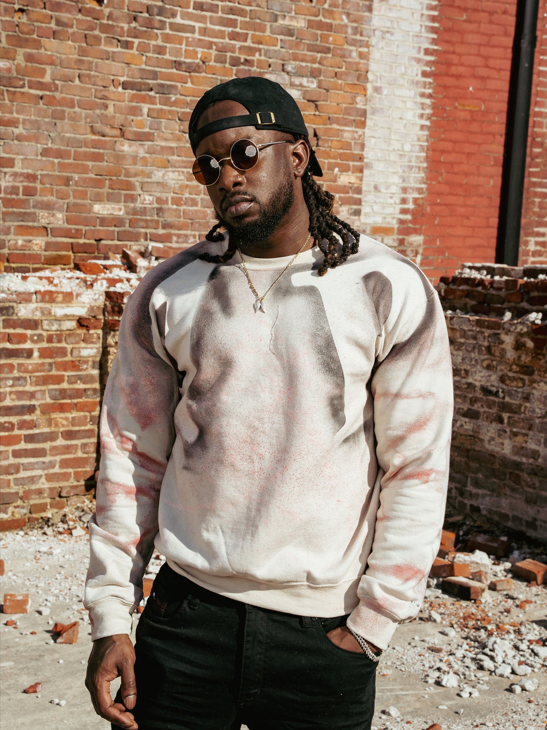 1 of 1 Painted A.P. Crewneck product image (1)
