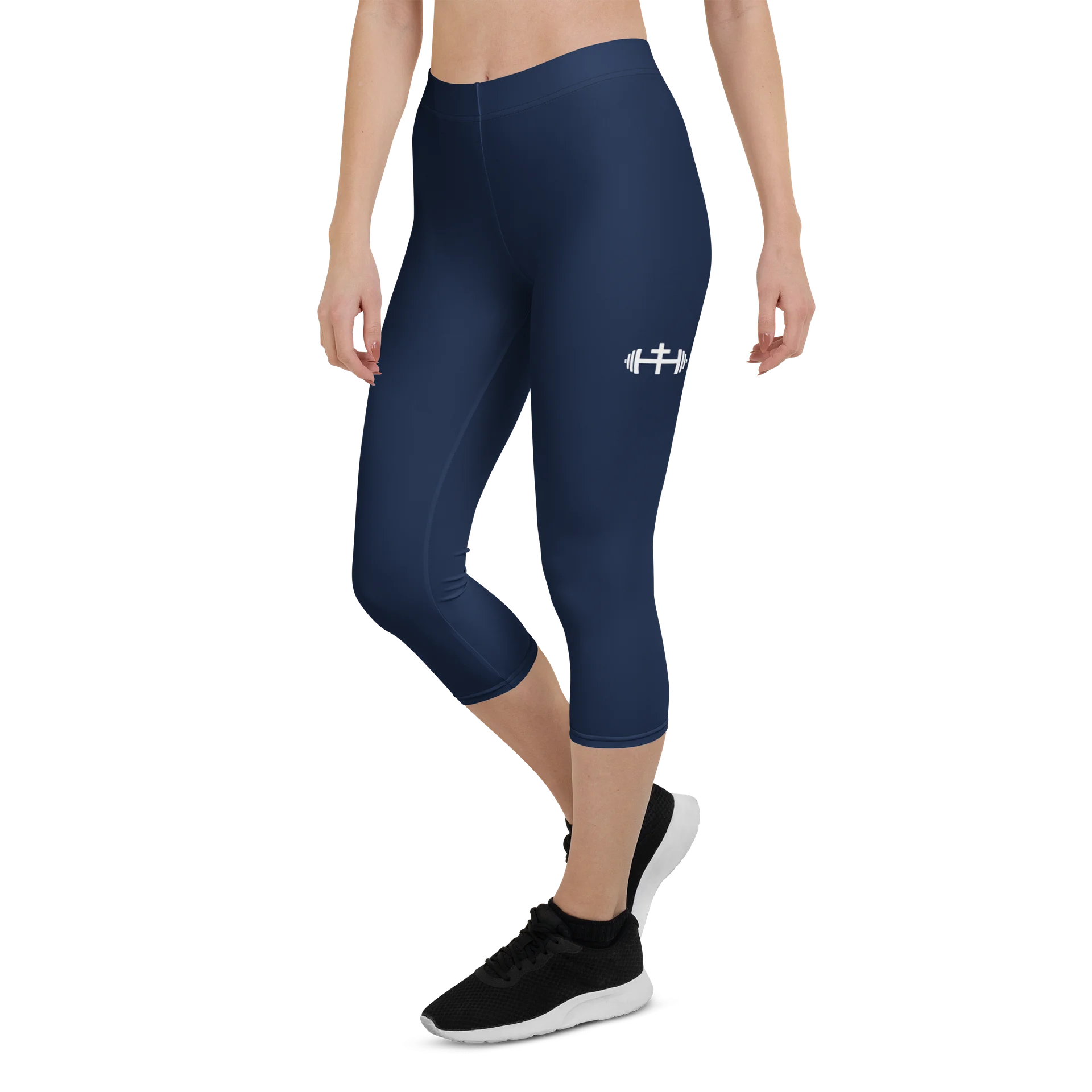 His House Womens Performance Crop Leggings - Navy product image (6)