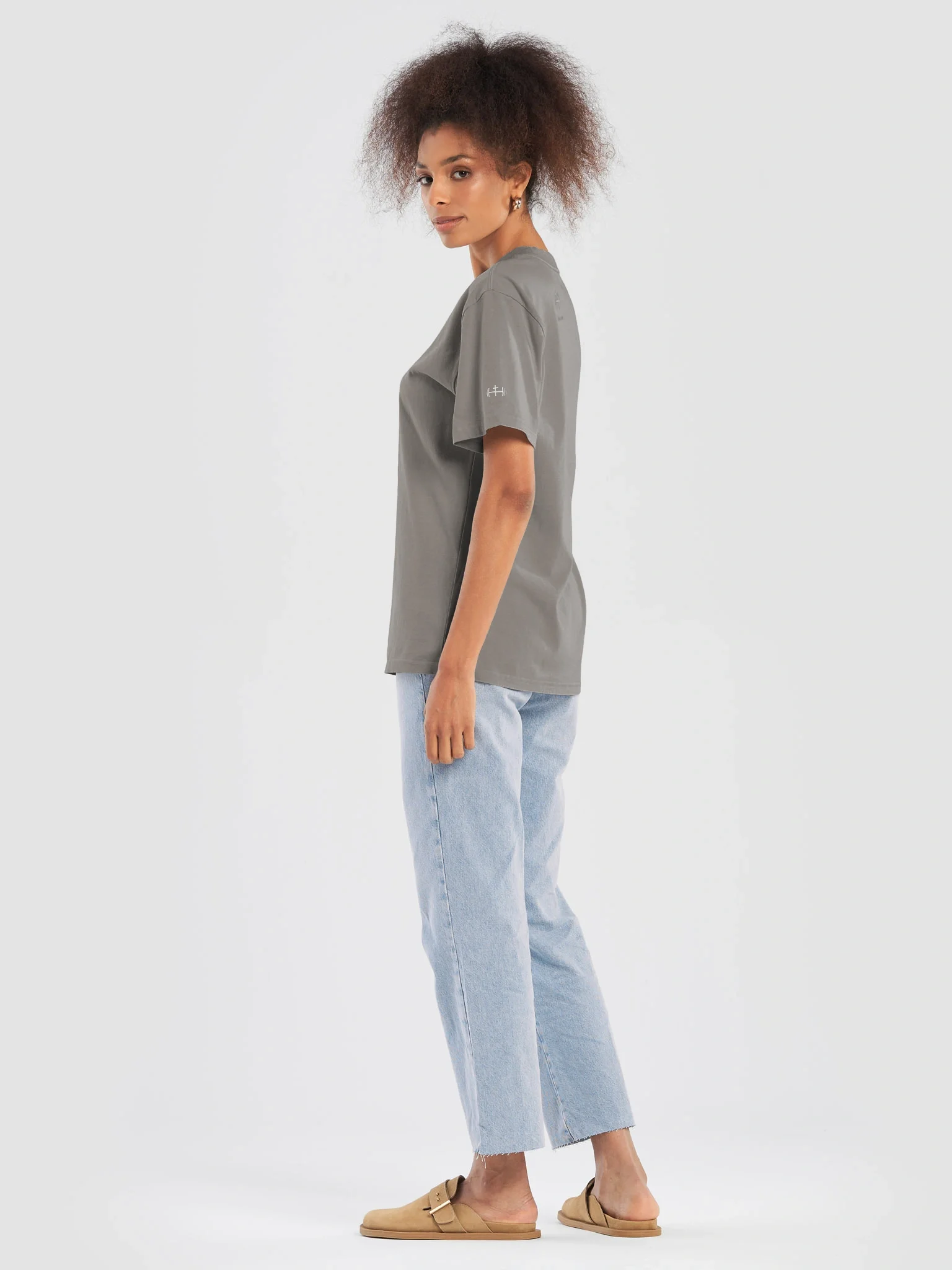 His House Unisex Oversize Faded Tee by His House