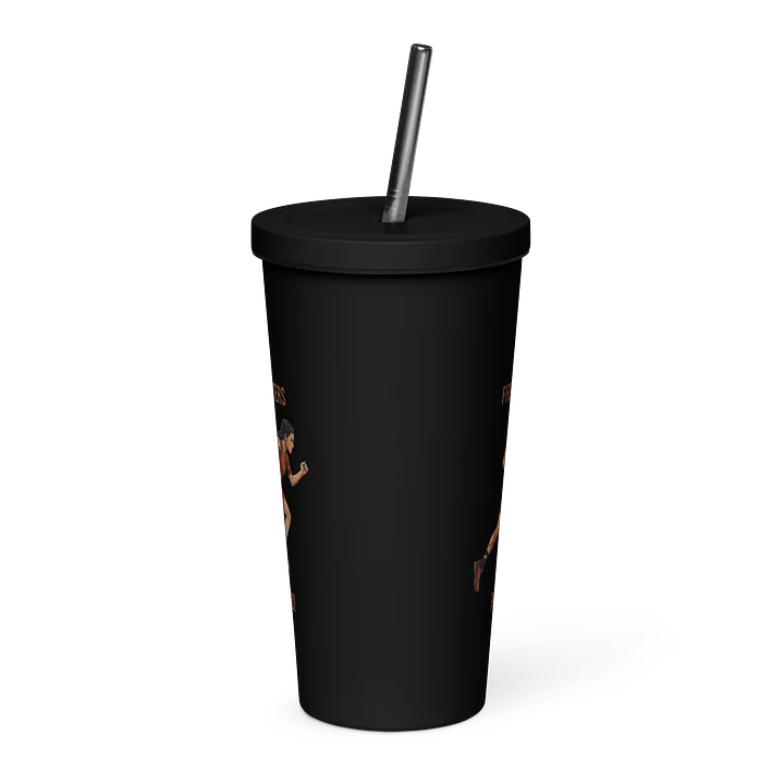 Firefighter Athlete Tumbler with Straw | Ladies Running Edition product image (2)