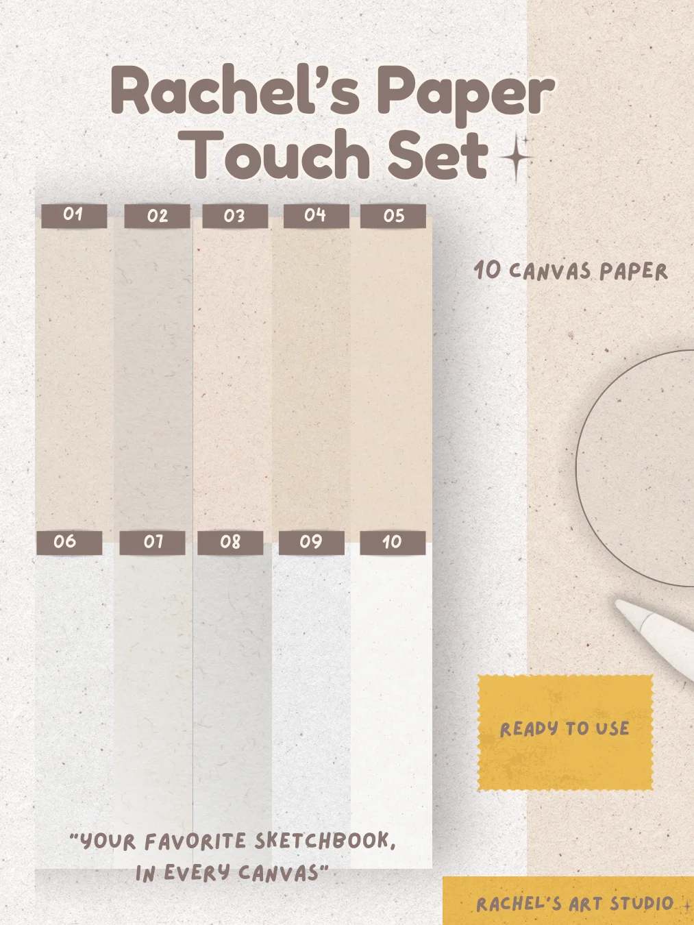 Rachel’s Paper Touch Set “A Texture You Can Feel” product image (7)