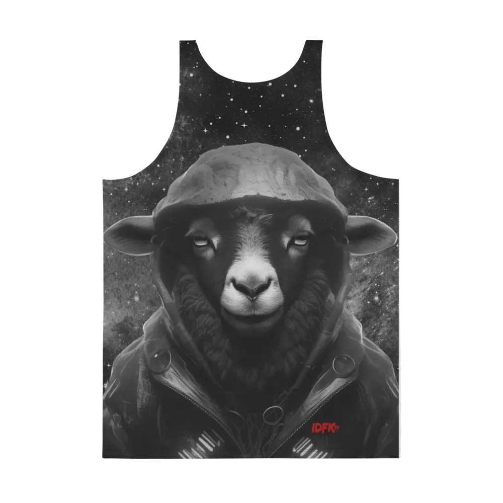IDFKtv Black Sheep Full B/W Tank Top product image (4)