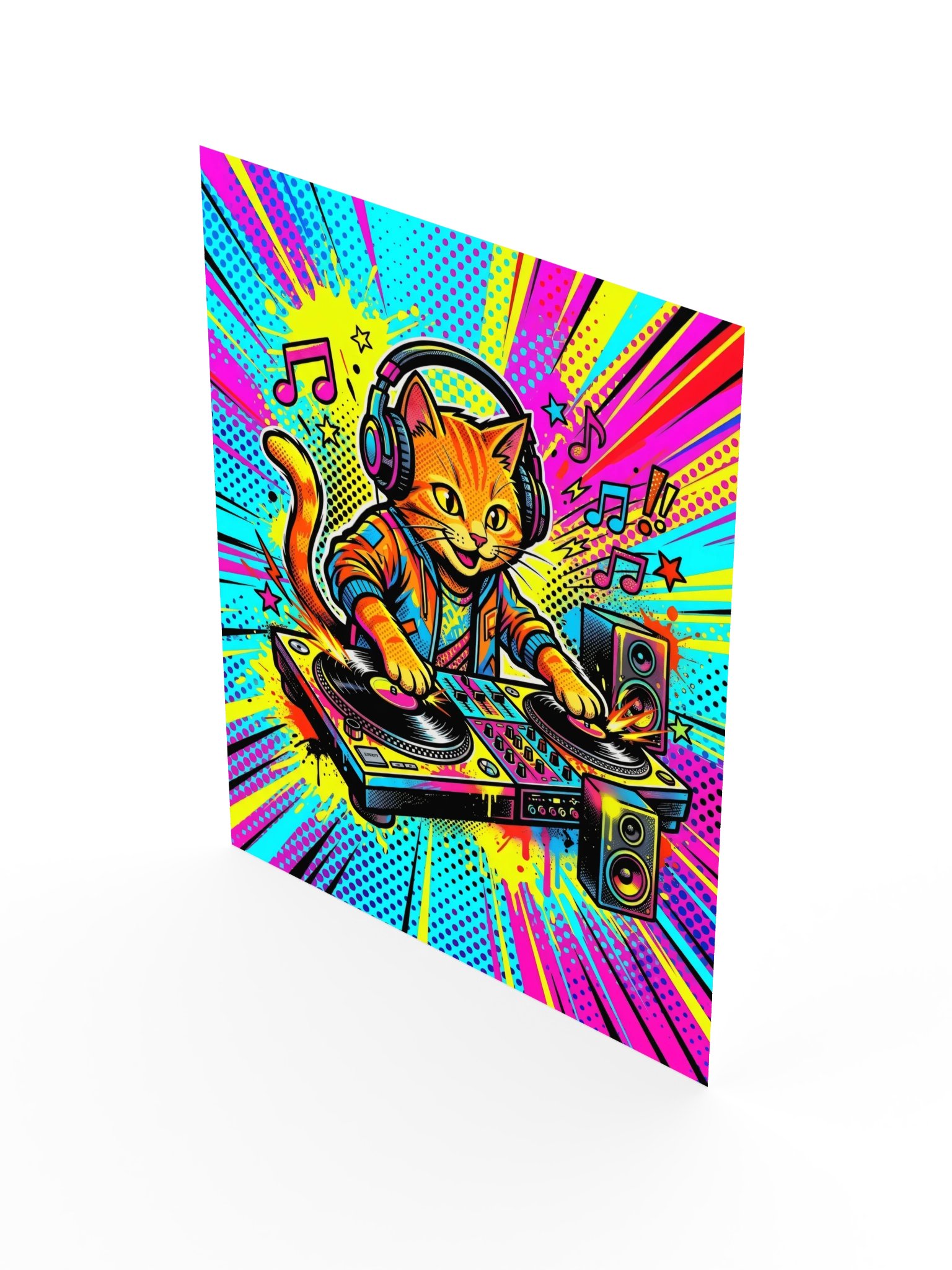 DJ Orange Cat Poster product image (17)