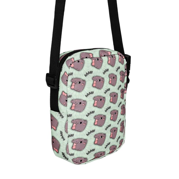 MOODENG'S GREEN AAAH! UTILITY CROSSBODY BAG! product image (2)