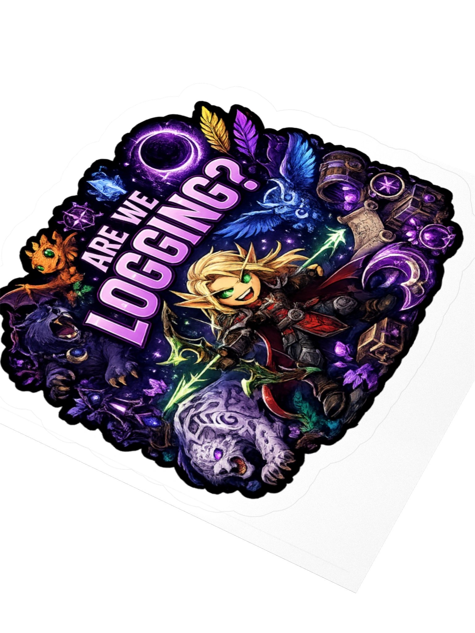 Are we Logging Sticker product image (3)