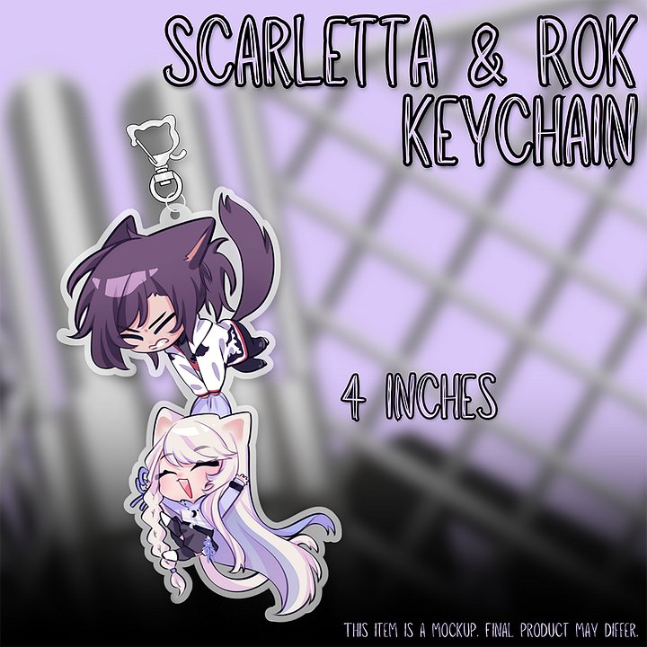 Scarletta & Rok Keychain [PREORDER] product image (1)