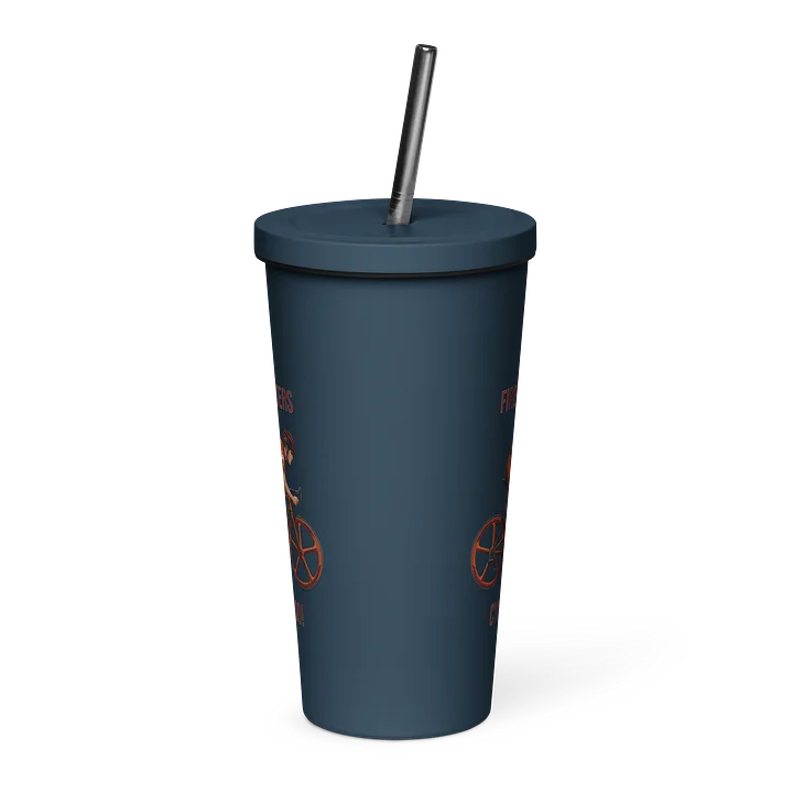 Firefighter Athlete Tumbler with Straw | Mens Cycling Edition product image (10)
