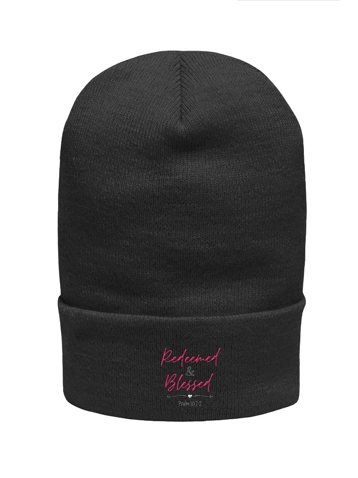 Redeemed & Blessed Cuffed Beanie product image (1)