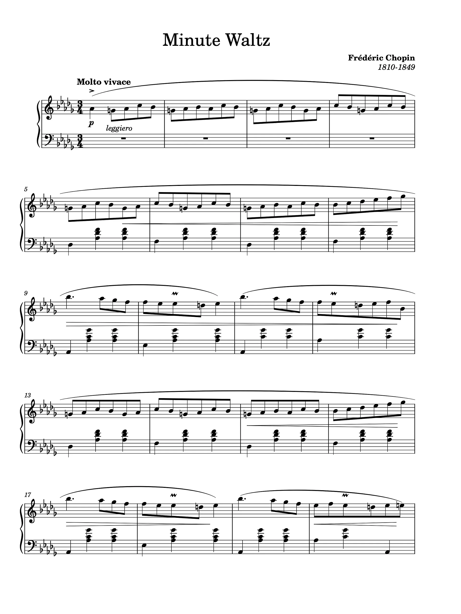 Waltz in D-flat Major, Op. 64, No. 1 “Minute Waltz” product image (1)