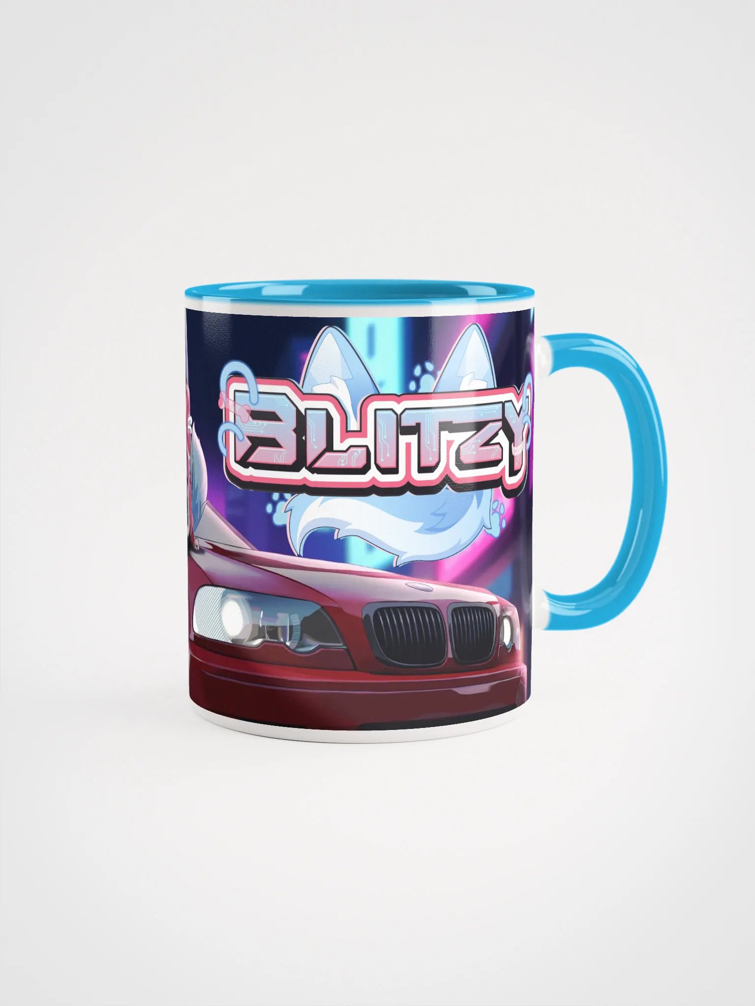 Blitzy car/logo mug product image (1)