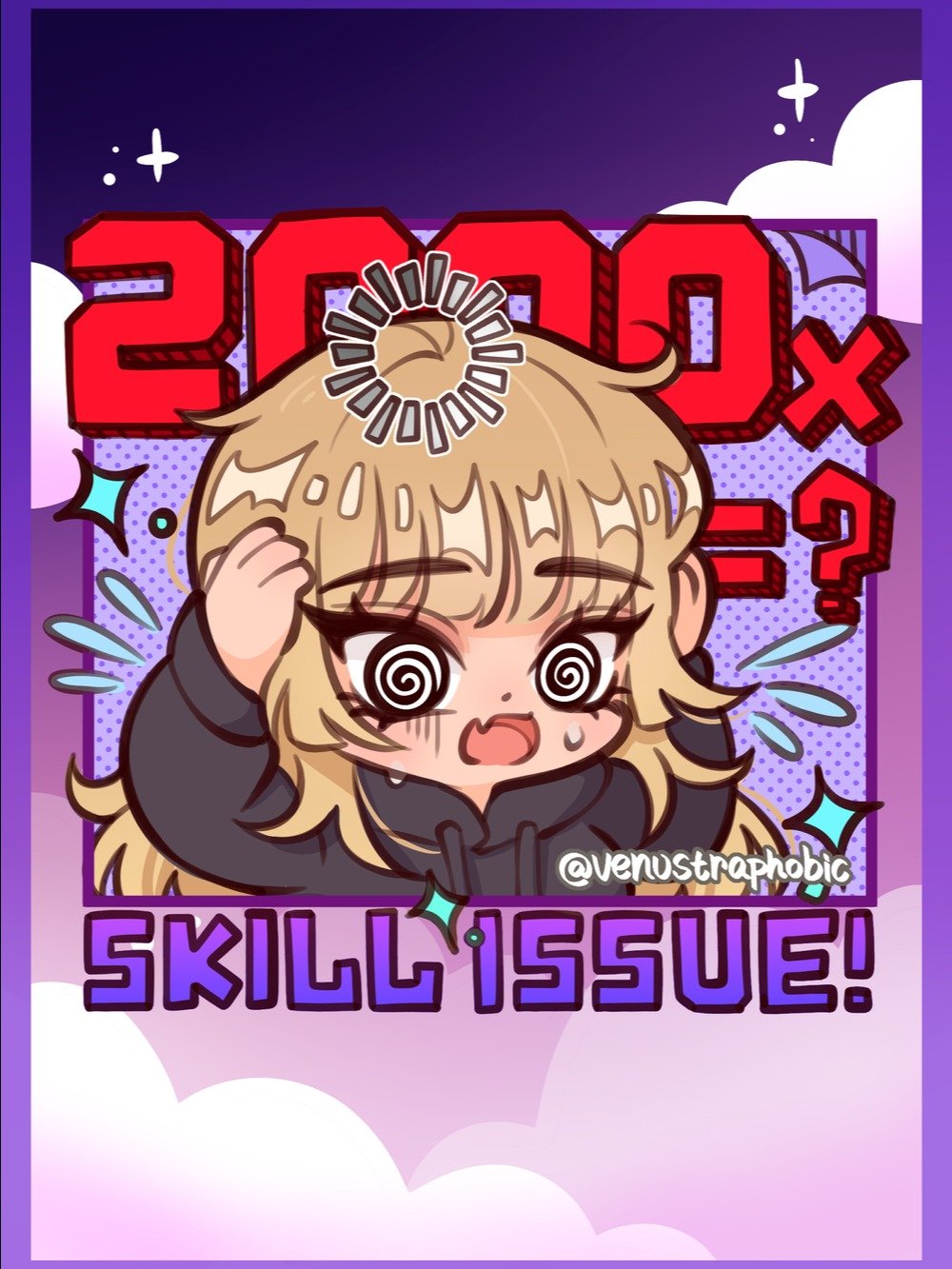 Skill Issue Matte Card Sleeves (10pcs) product image (1)