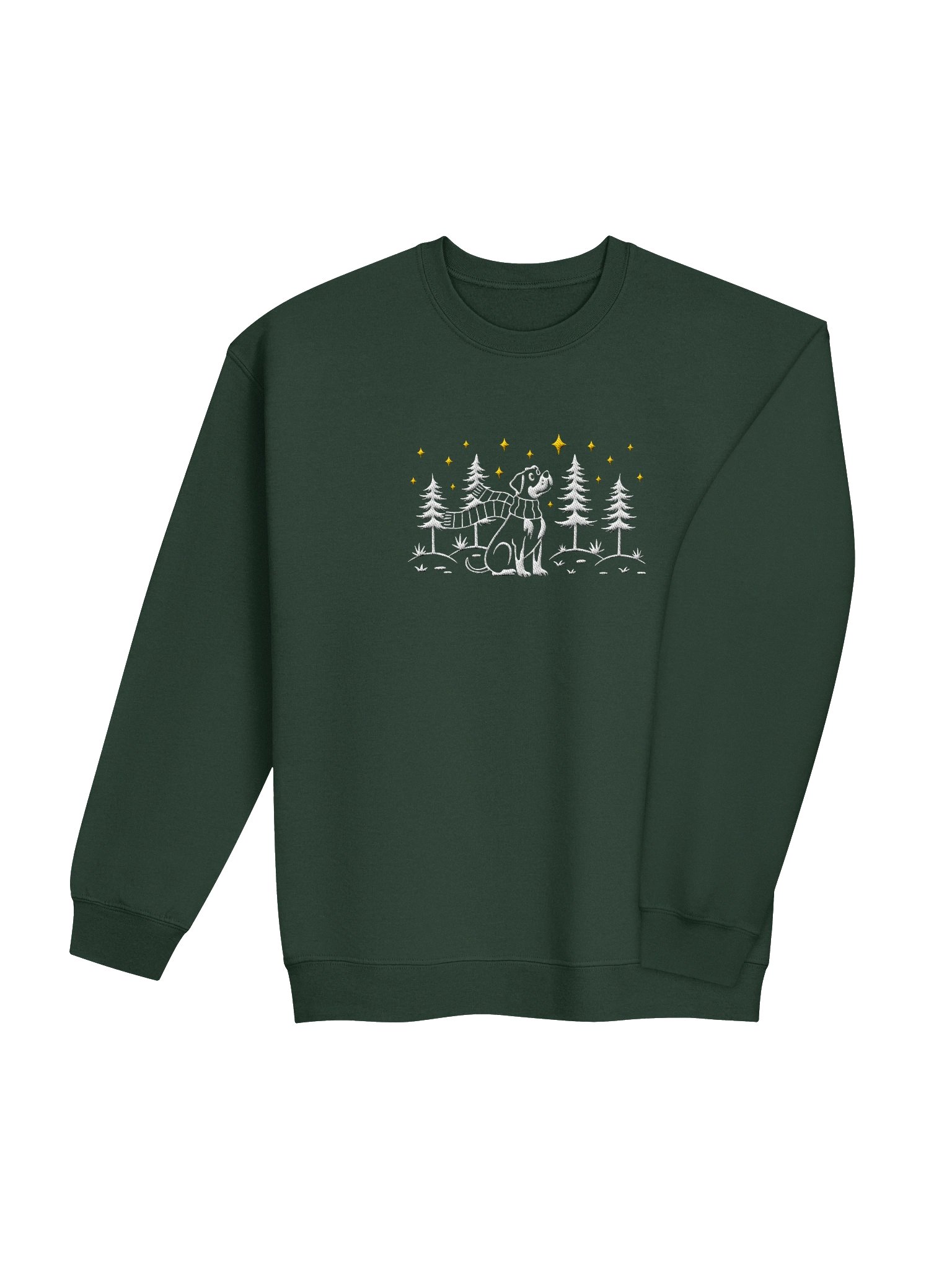 Rottweiler Winter/Christmas Line Art Design Embroidered Sweatshirt product image (12)