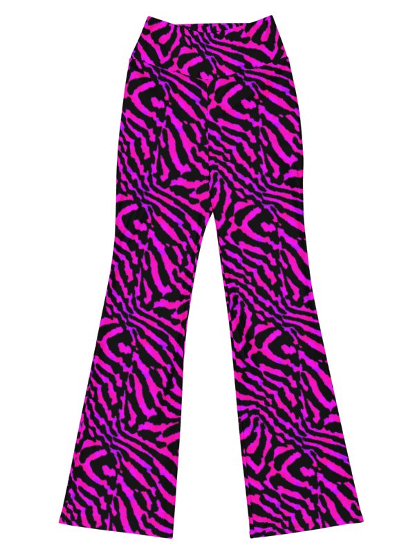 Purple Zebra Flare Leggings product image (1)
