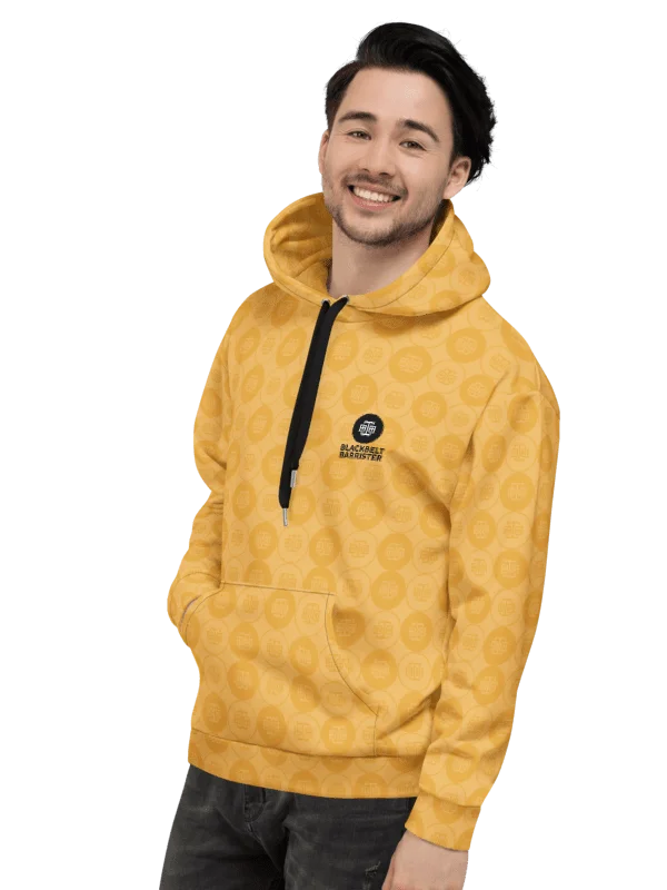 BBB All Over Print Yellow Hoodie product image (8)