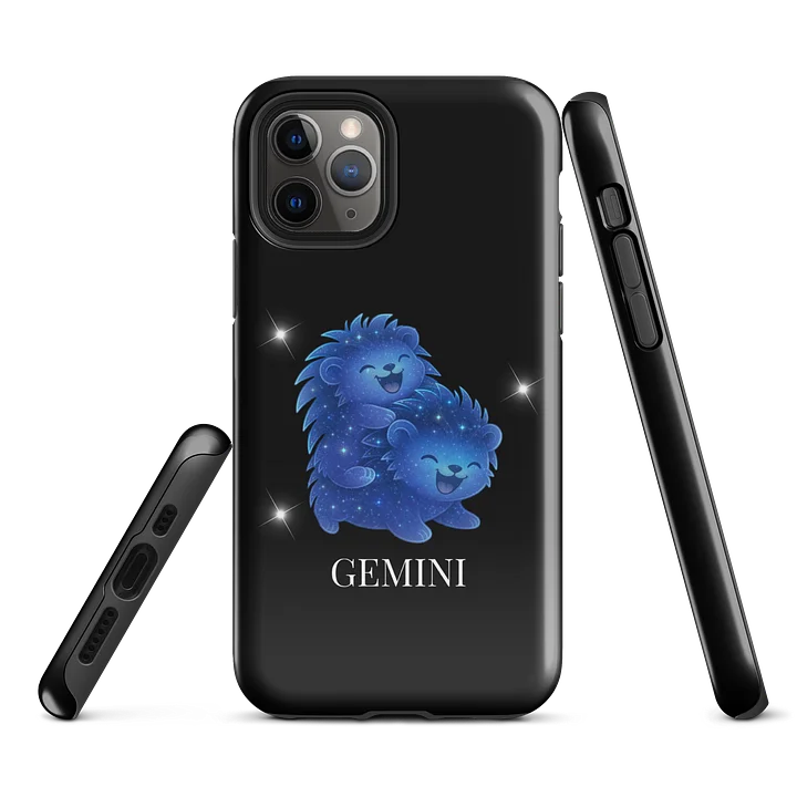Zodiac hedgie Gemini iPhone phone case product image (1)