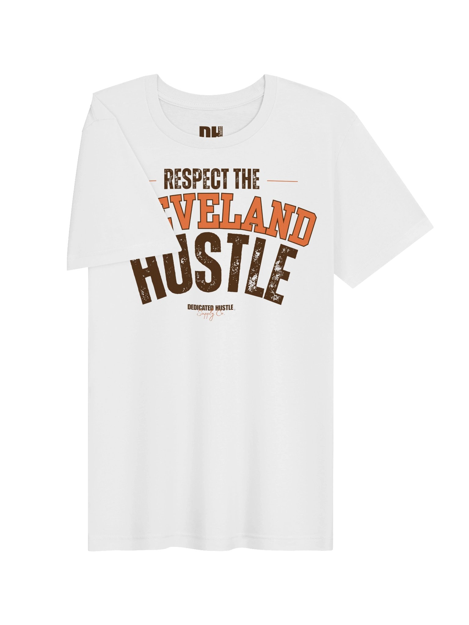 Respect the Cleveland Hustle - Varsity Edition Tee | White product image (3)