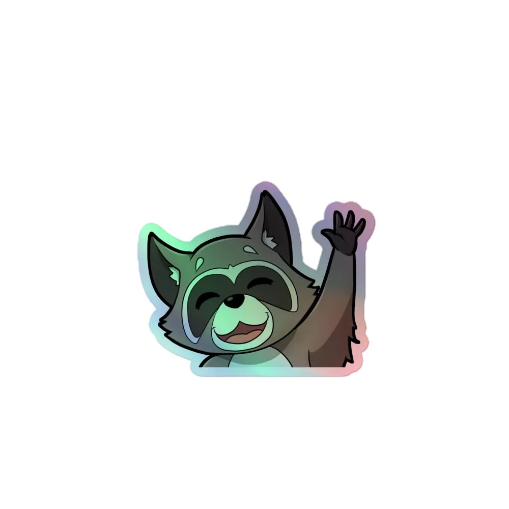 Hi Holographic Sticker product image (1)