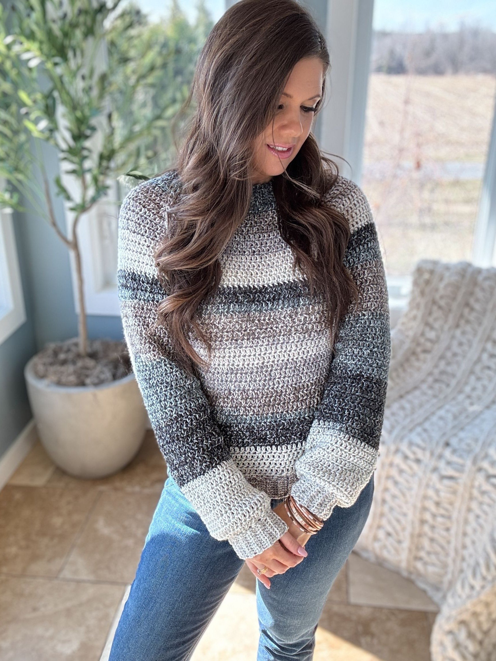 Athabasca Falls Pullover Crochet Pattern product image (8)
