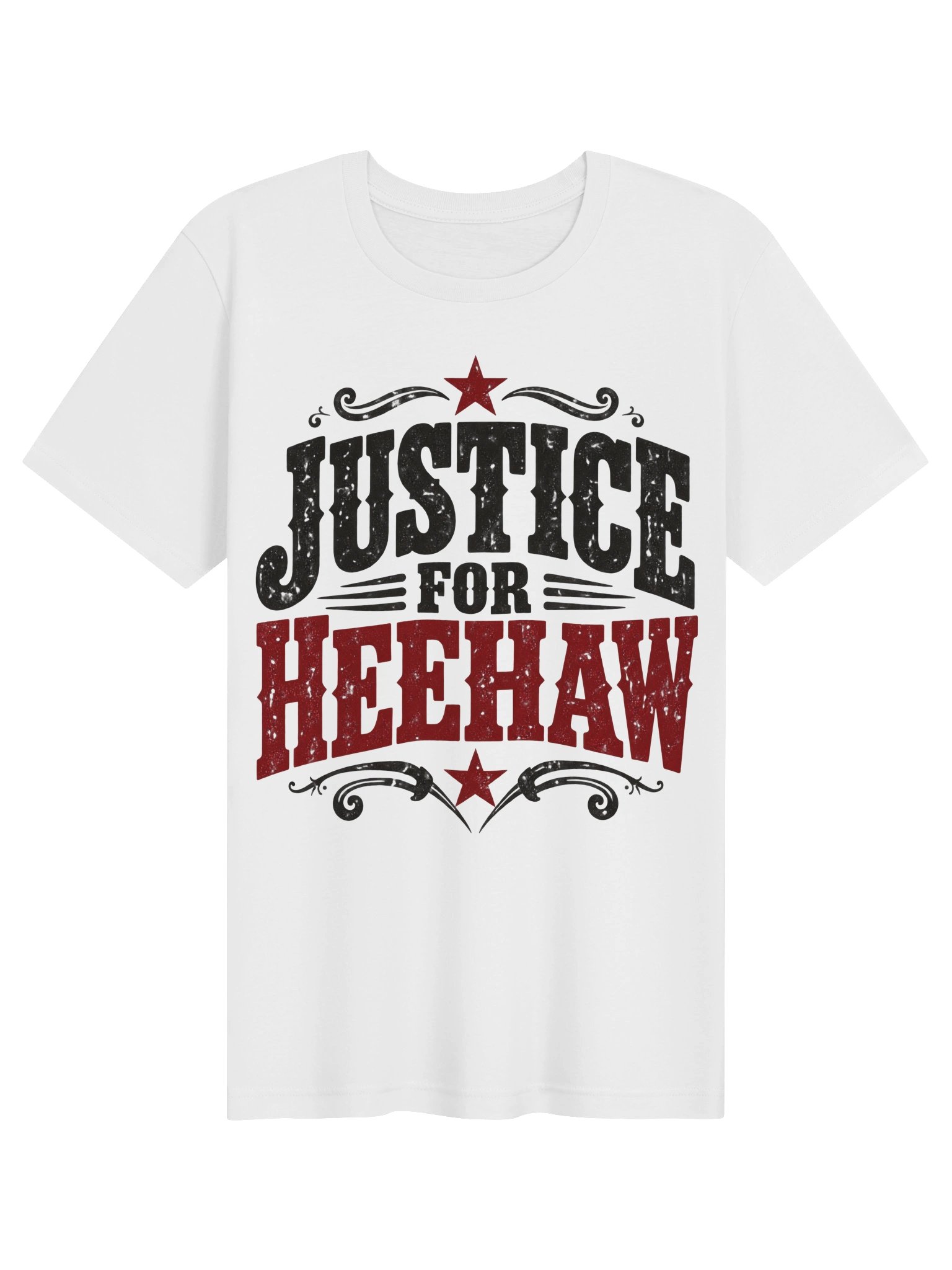Justice For HeeHaw Star -Black -And-Red product image (1)