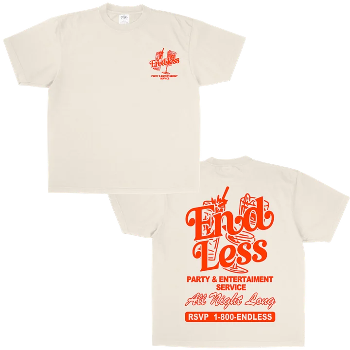 Endless Hotline "Cream" Heavyweight Tee product image (1)