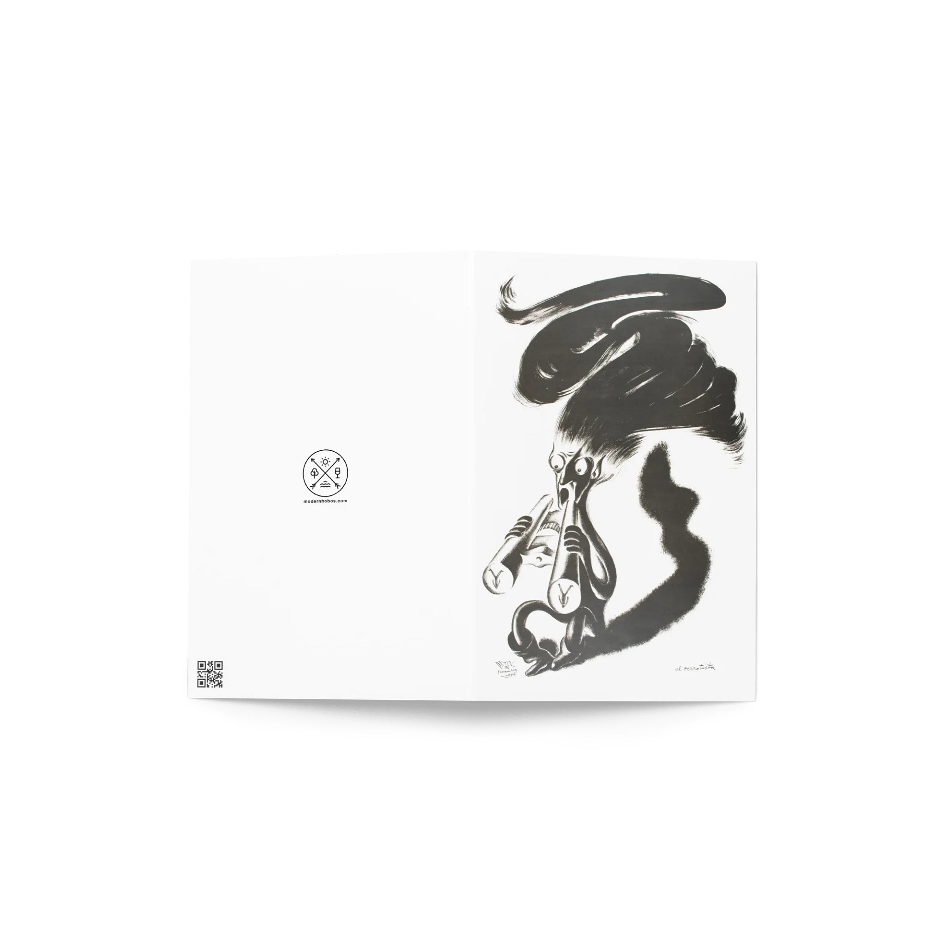 The Defeatist Blank Greeting Card product image (3)