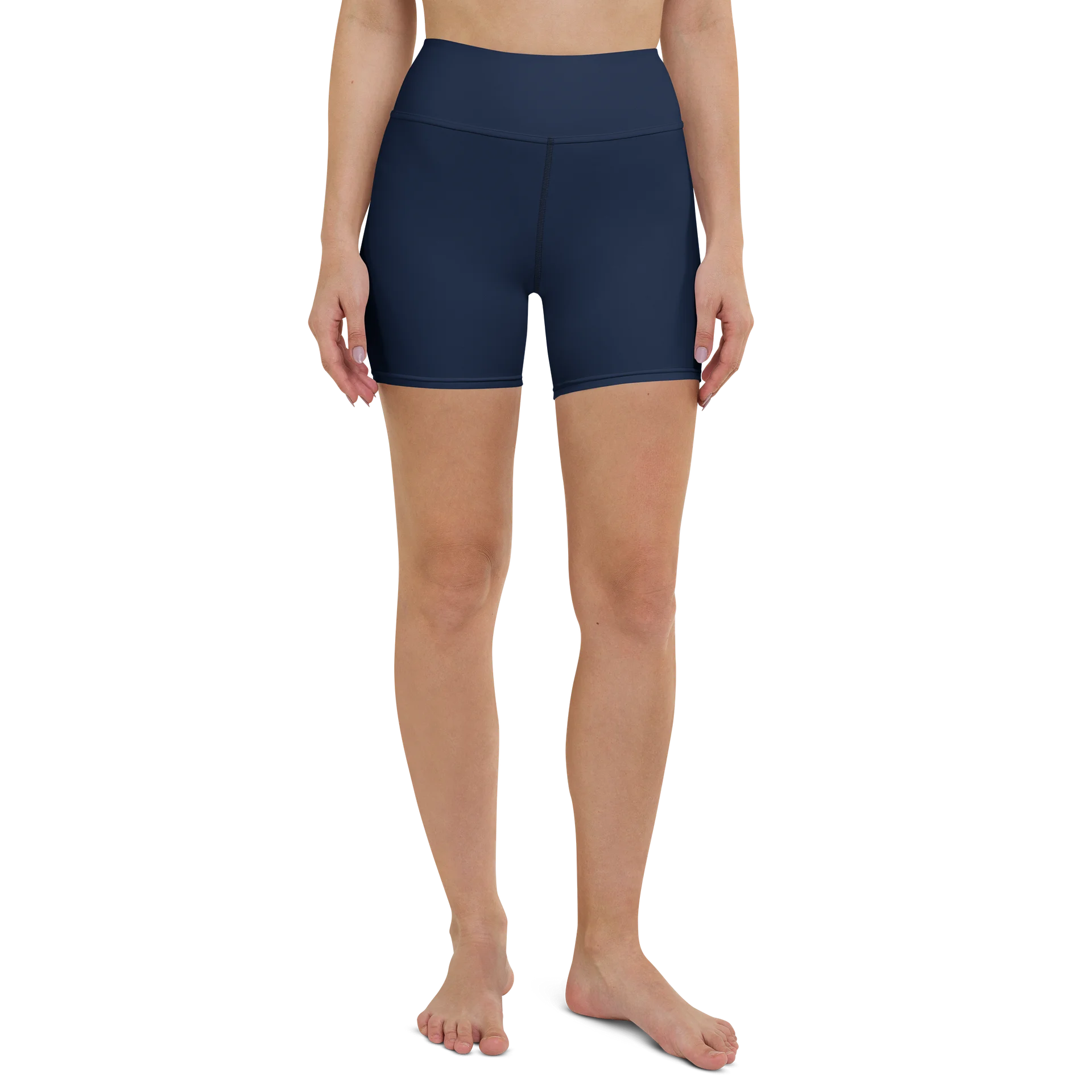 His House Womens Yoga Shorts - Navy product image (2)