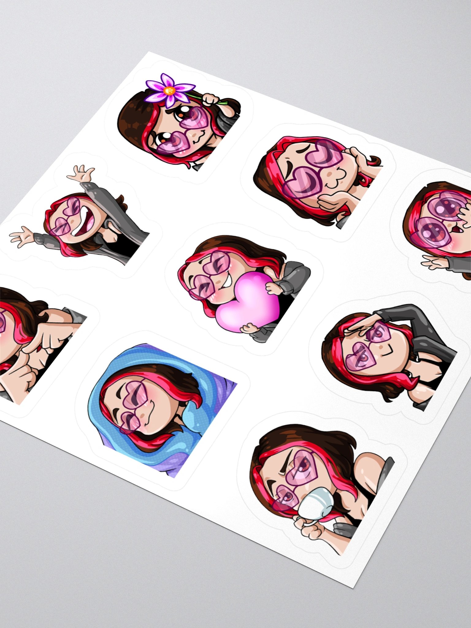 Human1 Emotes [Pack 1] || Kiss Cut Stickers product image (3)