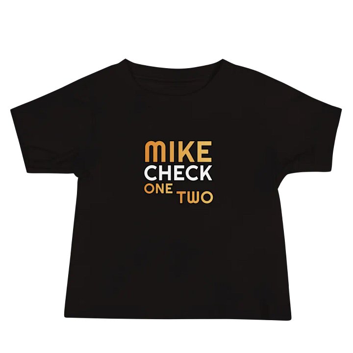 MIKE CHECK ONE TWO Baby Tee product image (2)